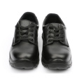 Black esd food industry non slip work oil resistant kitchen chef steel mid plate lab hospital safety shoe footwear sale